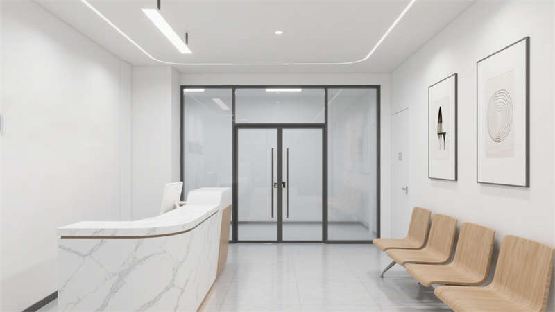 合肥醫(yī)院設(shè)計(jì)：口腔診療空間方案，簡約化專業(yè)氛圍